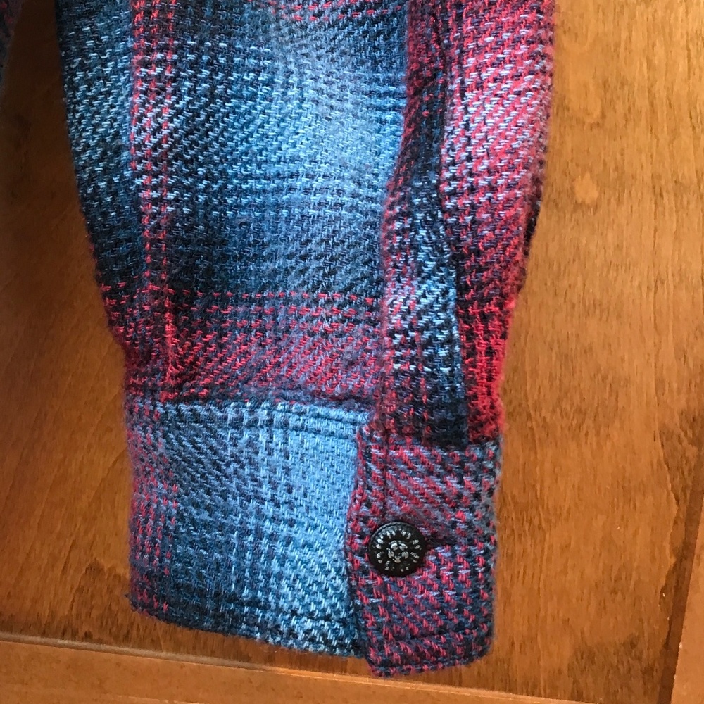 OFF-WHITE PLAID ARROWS-PRINT BLANKET SHIRT - Picture 16 of 16